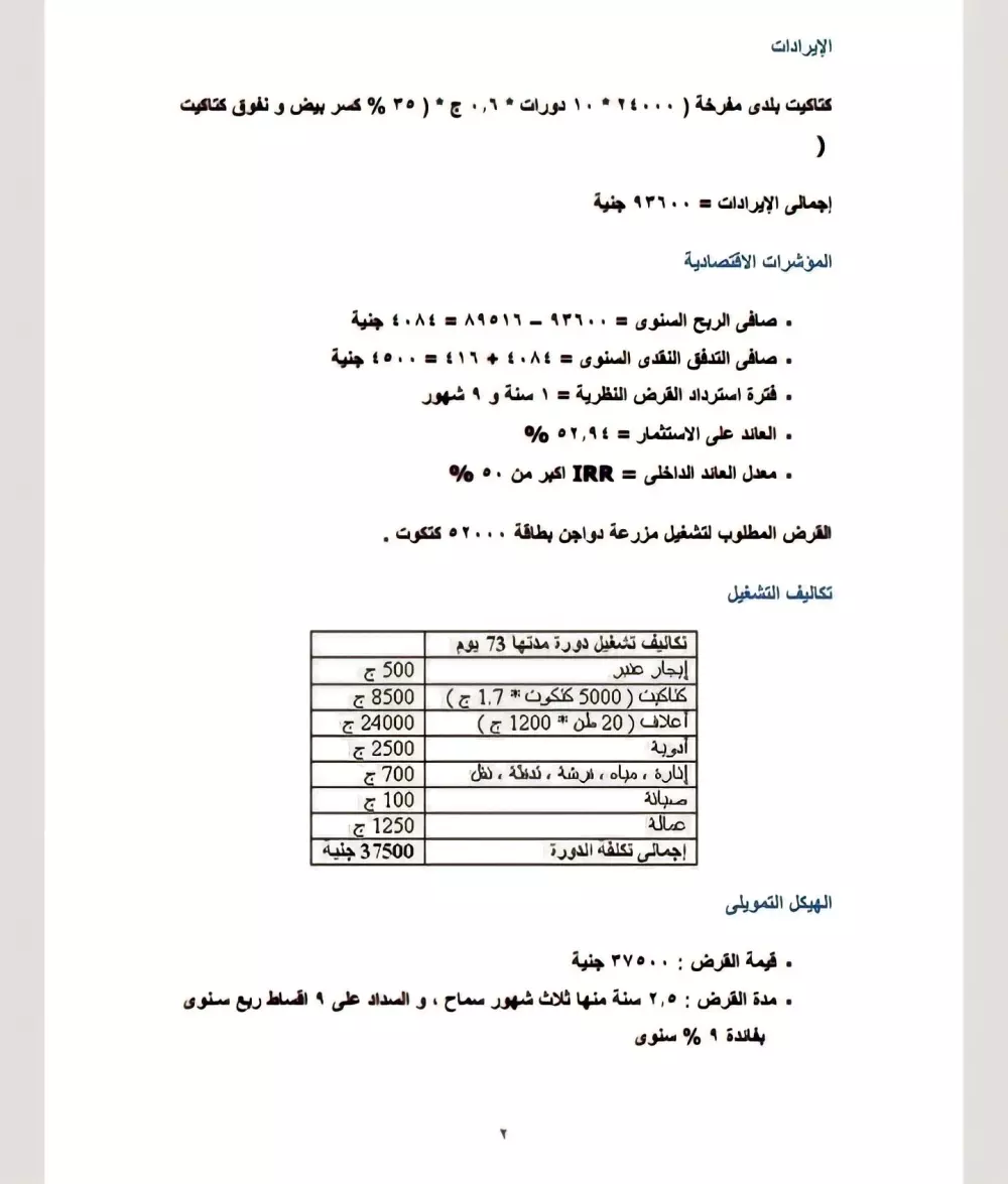 عمل دراسه جدوى مبدئيه