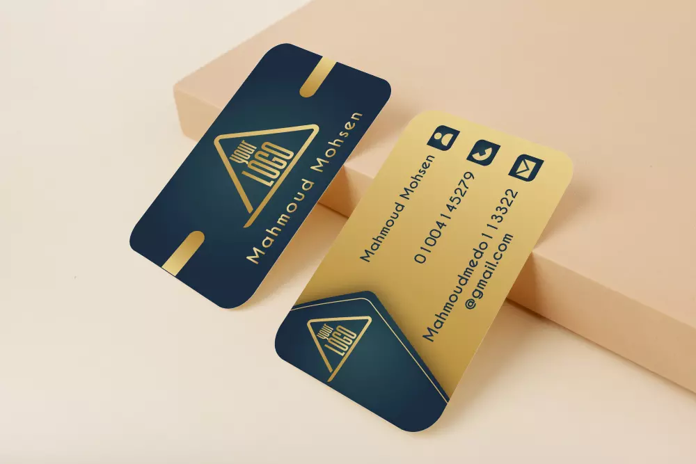 تصميم بطاقه عمل انيقه وجذابه (بيزنس كارت)