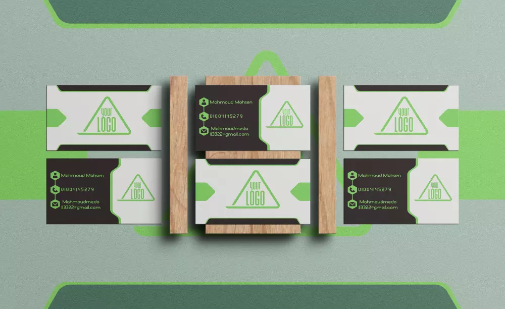 تصميم بطاقه عمل انيقه وجذابه (بيزنس كارت)