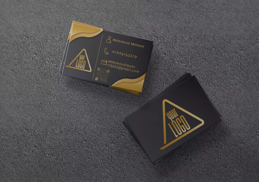 تصميم بطاقه عمل انيقه وجذابه (بيزنس كارت)