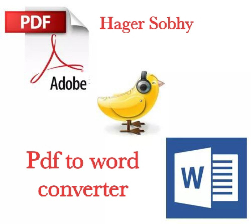 كتابة وتفريغ صور وملفات Pdf to word