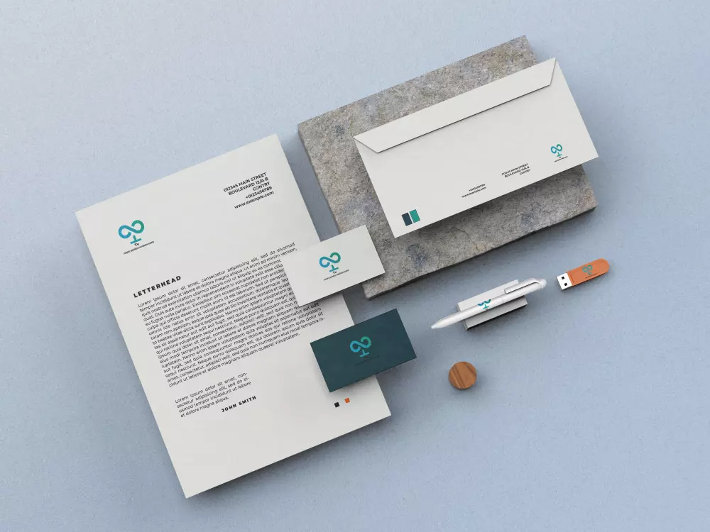 تصميم هويه بصريه كامله