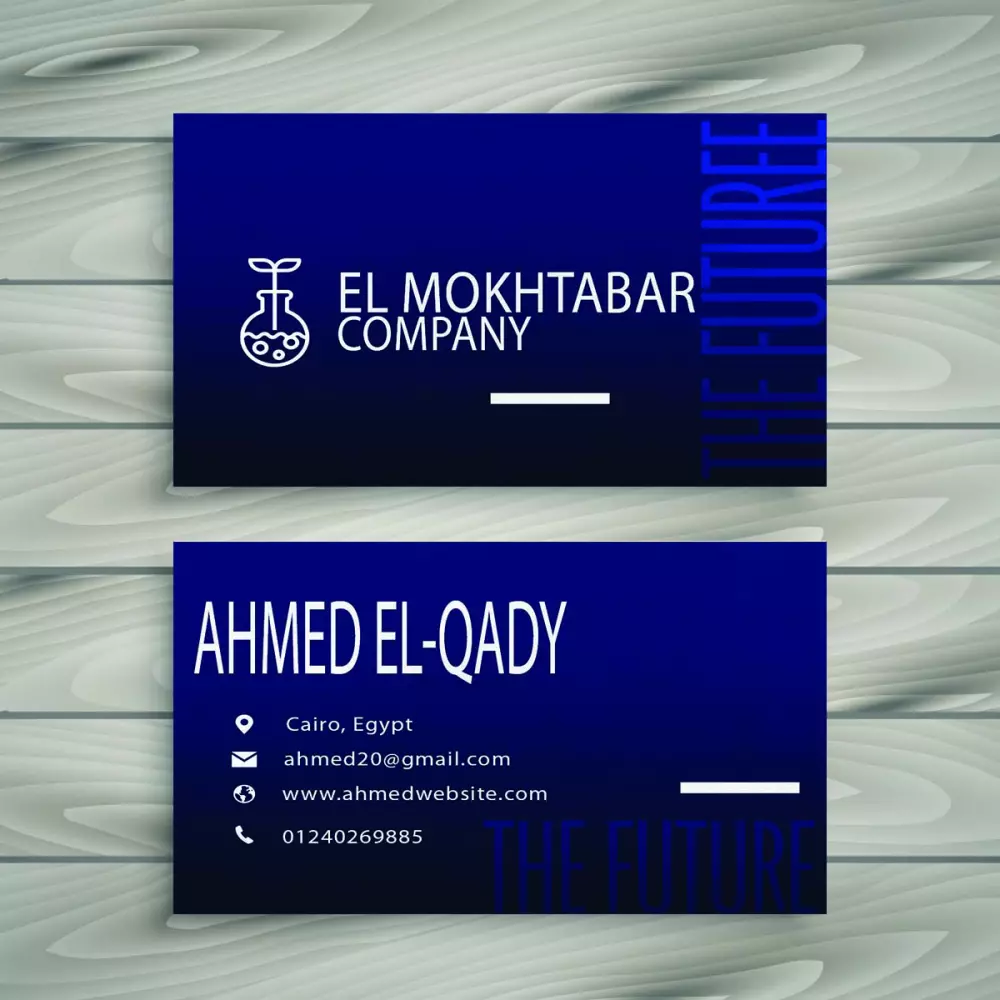 سوف اقدم تصميم بطاقات عمل احترافية