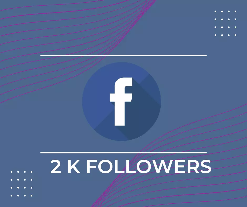 زيادة متابعين فيسبوك حساب شخصي 2000 متابع