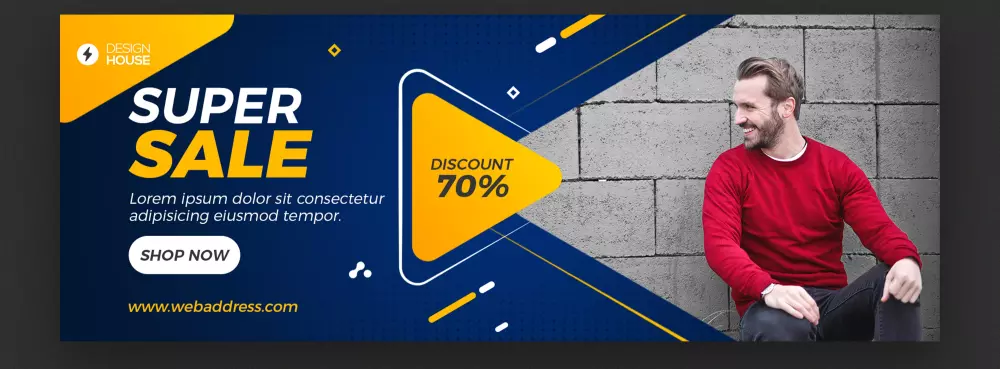 تصميم غلاف فيس بوك او يوتيوب أو بنر اعلاني