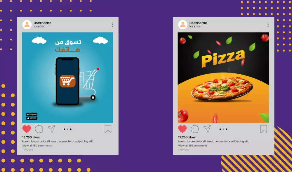 تصميم إعلانات سوشيال ميديا باحترافية