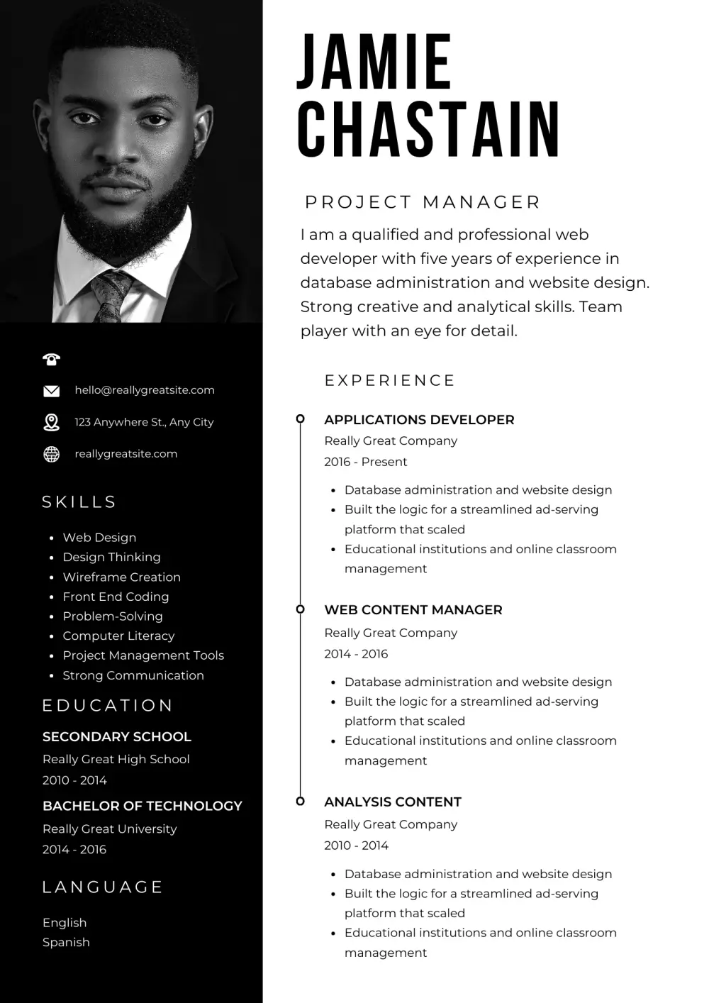 سأقوم بكتابة السيرة الذاتية الاحترافية لك بشكل يبرز مهاراتك وخبراتك بشكل جذاب وواضح ( بالانجليزية او عربية )