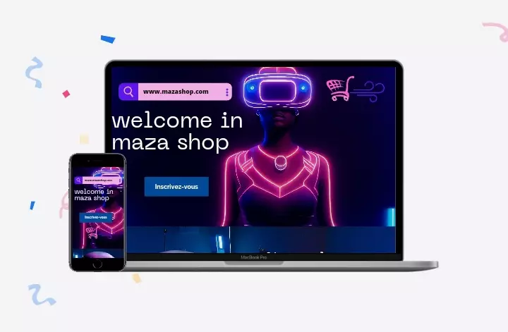 تصميم واجهة مستخدم تتكون من 5 صفحات.