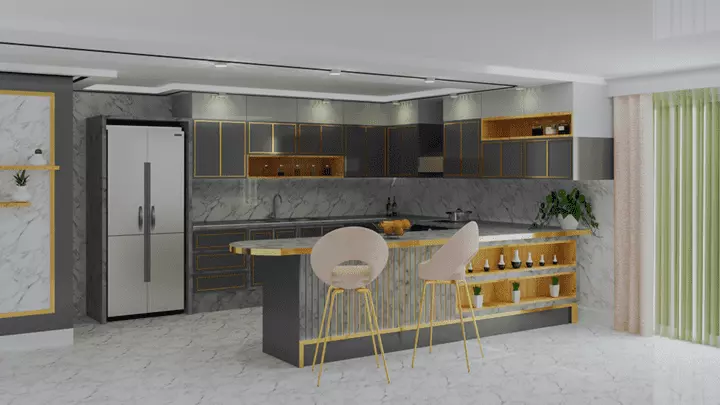 تصميم فراغ داخلي أو خارجي  مقابل 5$ بكل متر مربع