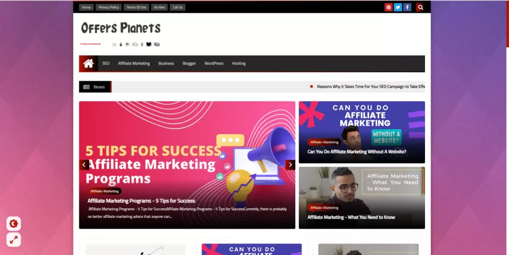 احصل على مدونة بلوجر جاهزة للاعتماد في ادسنس وتحقيق أرباح