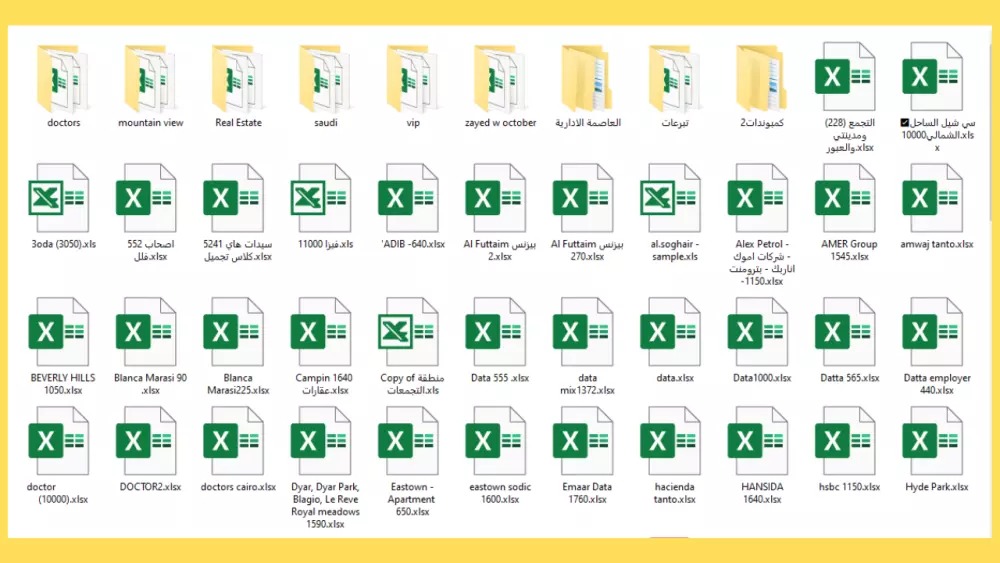 60 مليون عميل مستهدف فى ملف واحد وبشكل منظم