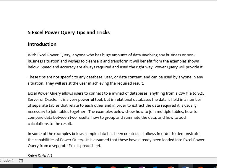 تفريغ بيانات