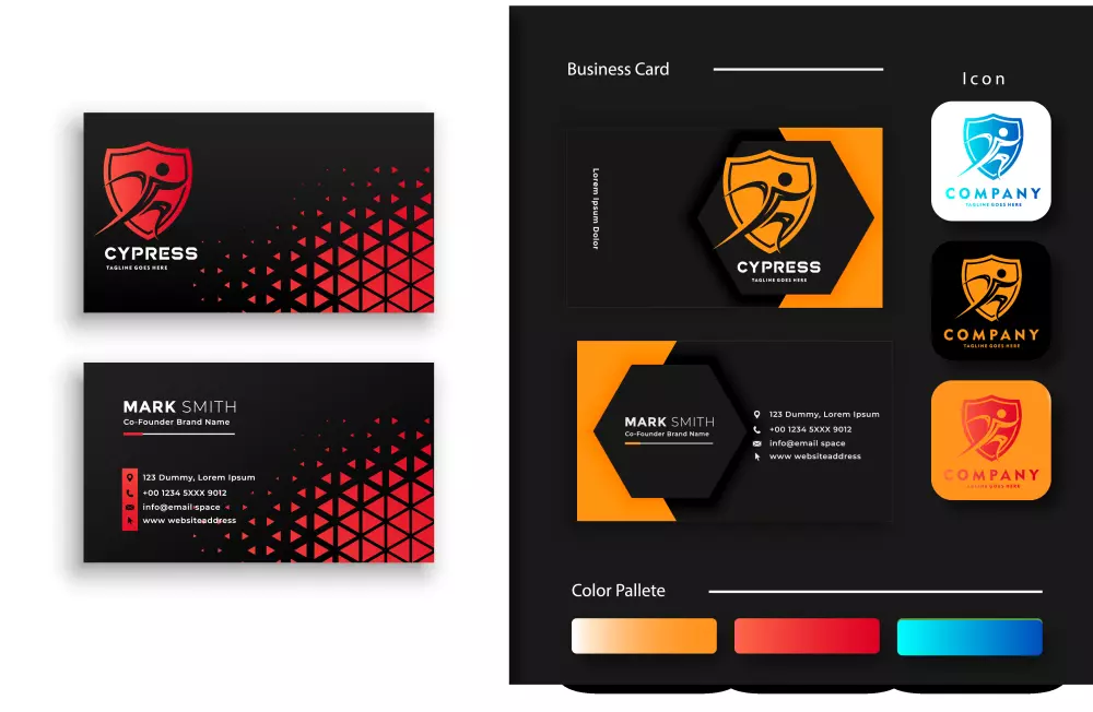 تصميم هويه بصريه كامله