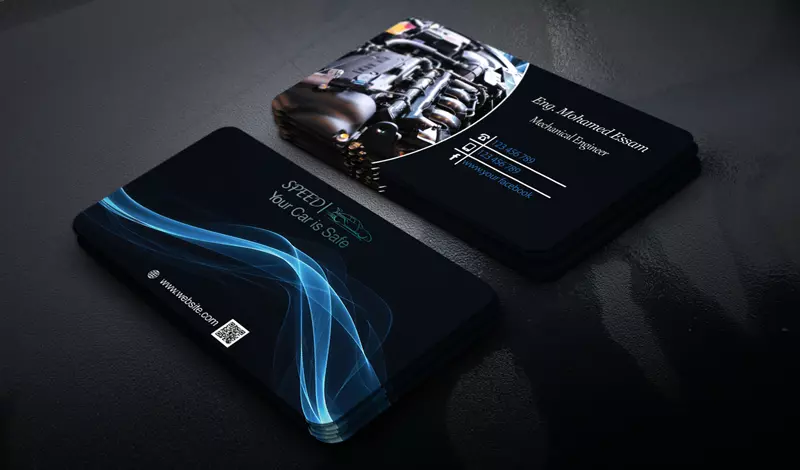 تصميم بطاقة أعمال - ( Business card )
