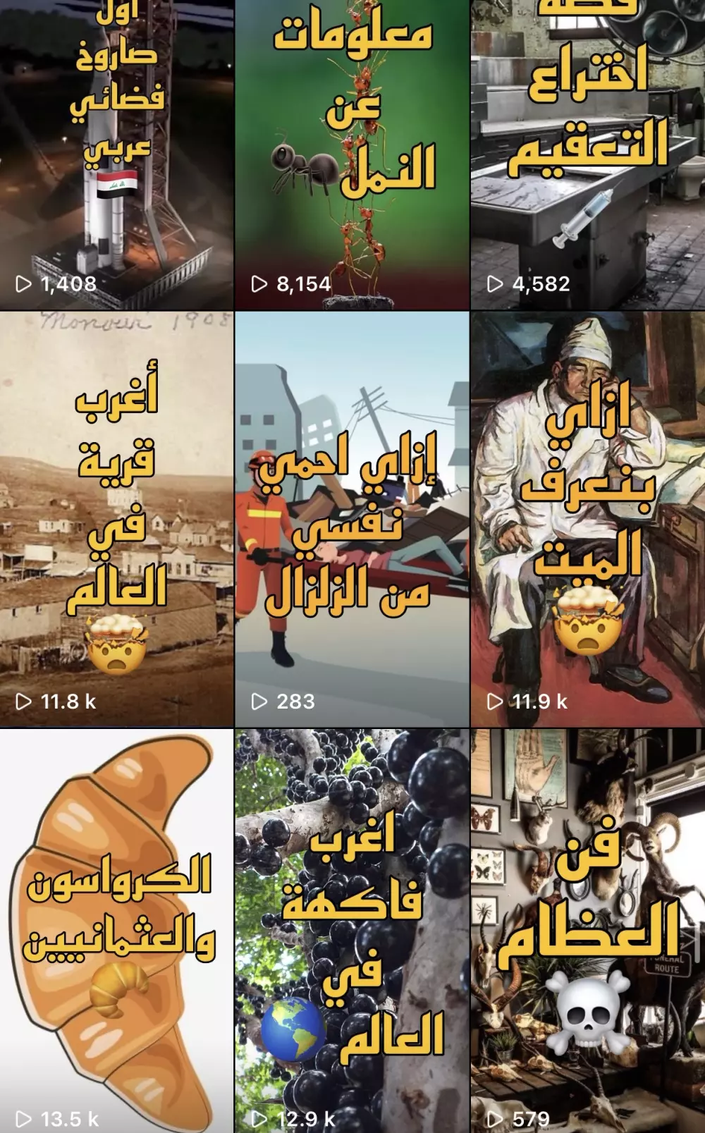 افكار فيديوهات