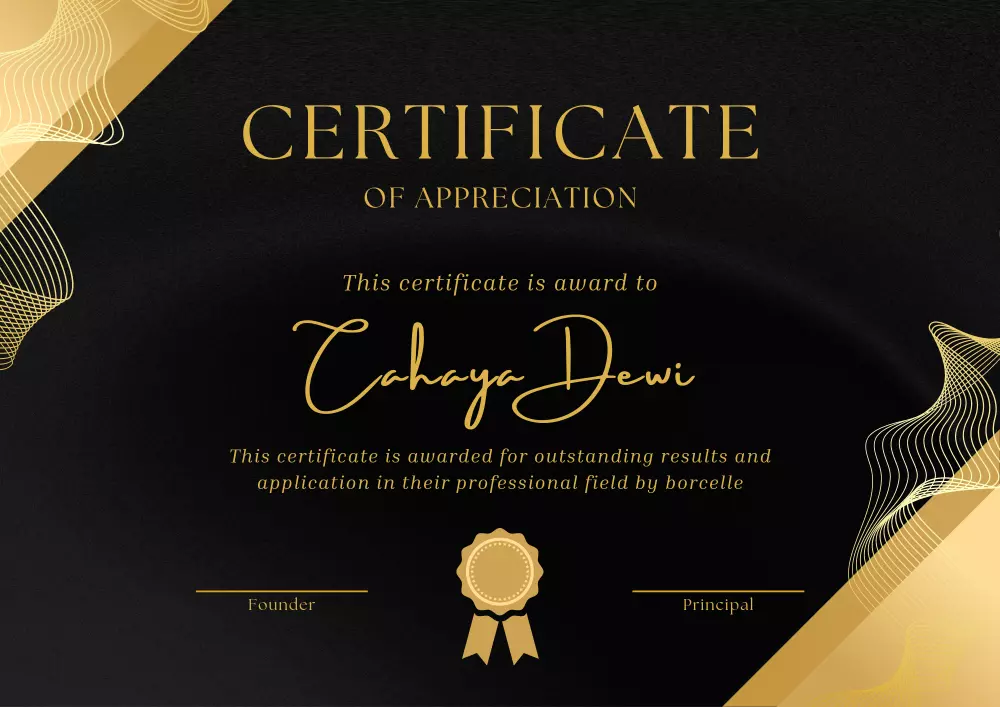 تصميم شهادات تقديرية و المدرسية ولكل مجالات