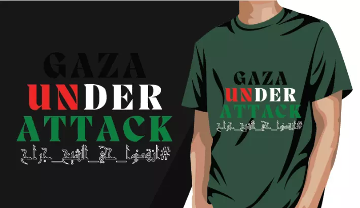 تصميم تيشرت (T-Shirt) إبداعي ومبتكر مزامن لأحداث العالم