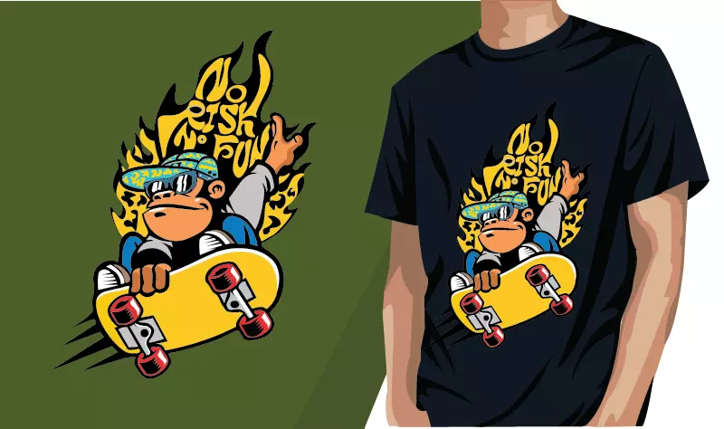 تصميم تيشرت (T-Shirt) إبداعي ومبتكر مزامن لأحداث العالم