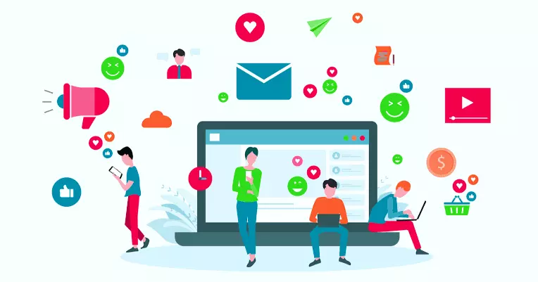 ادارة صفحات السوشيال ميديا والرد على العملاء بأسرع وقت