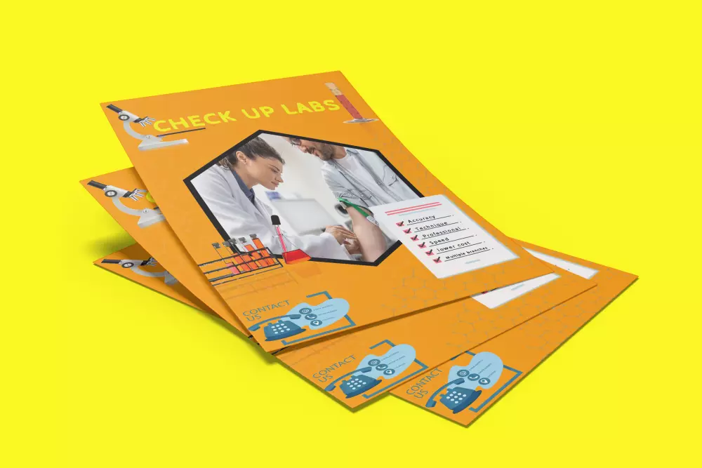 تصميم فلاير أو بروشور جذاب واحترافي