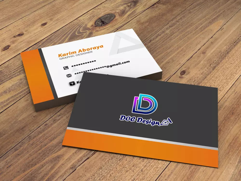 تصميم كارت أعمال - business card - متميز وفريد