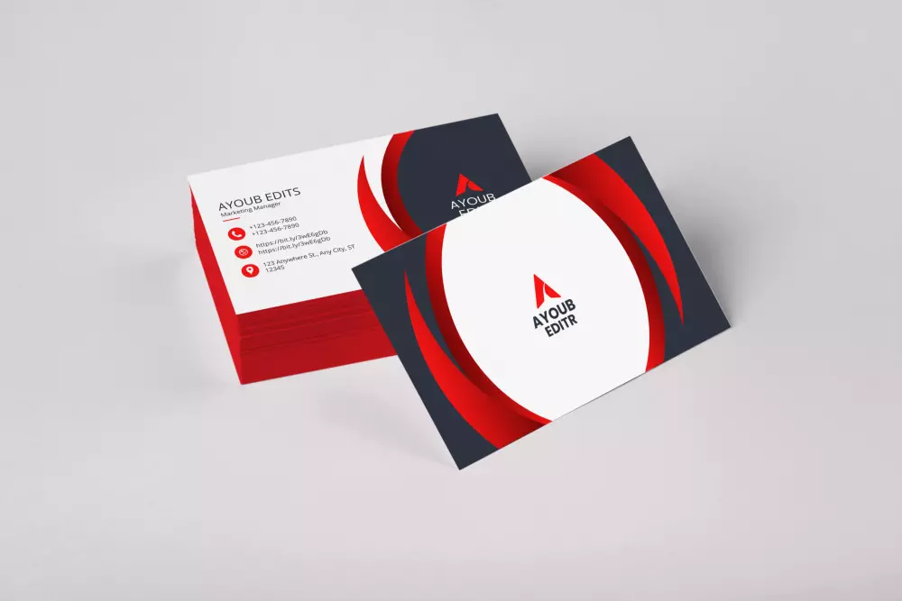 تصميم بطاقة أعمال "Business Card " احترافية حسب الطلب