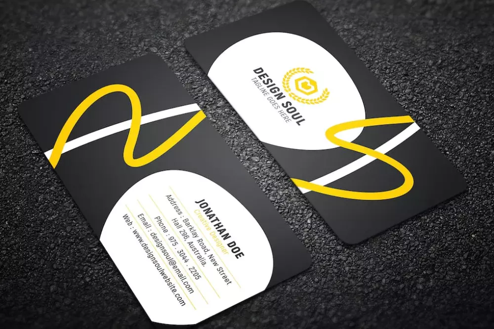 تصميم كروت شخصيه