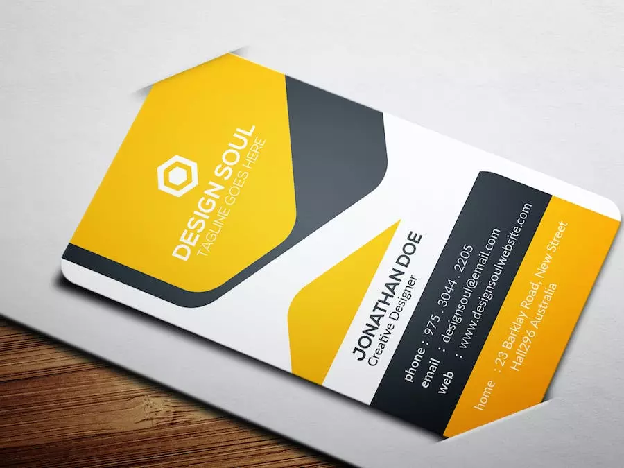 تصميم كروت شخصيه