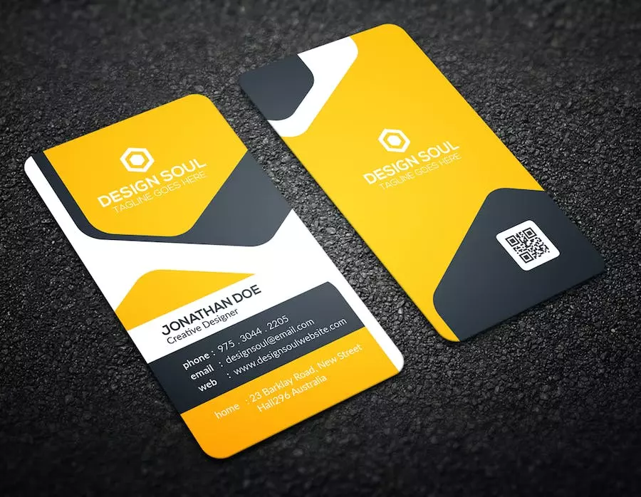 تصميم كروت شخصيه