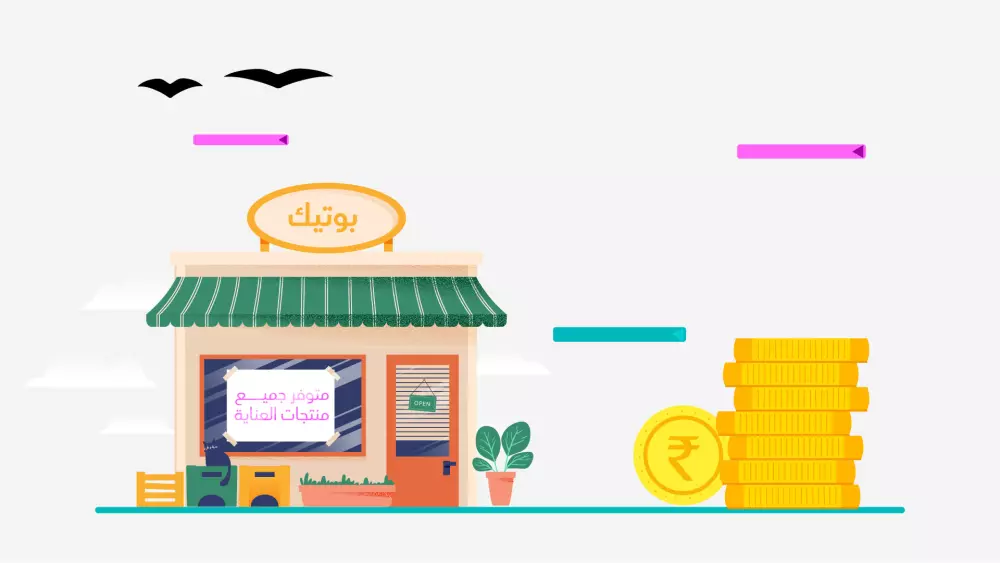 تصميم فيديوهات الموشن جرافيك التفاعلية.
