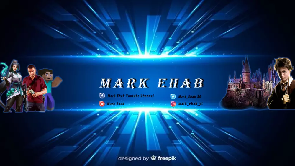 تصميم بنر ل يوتيوب