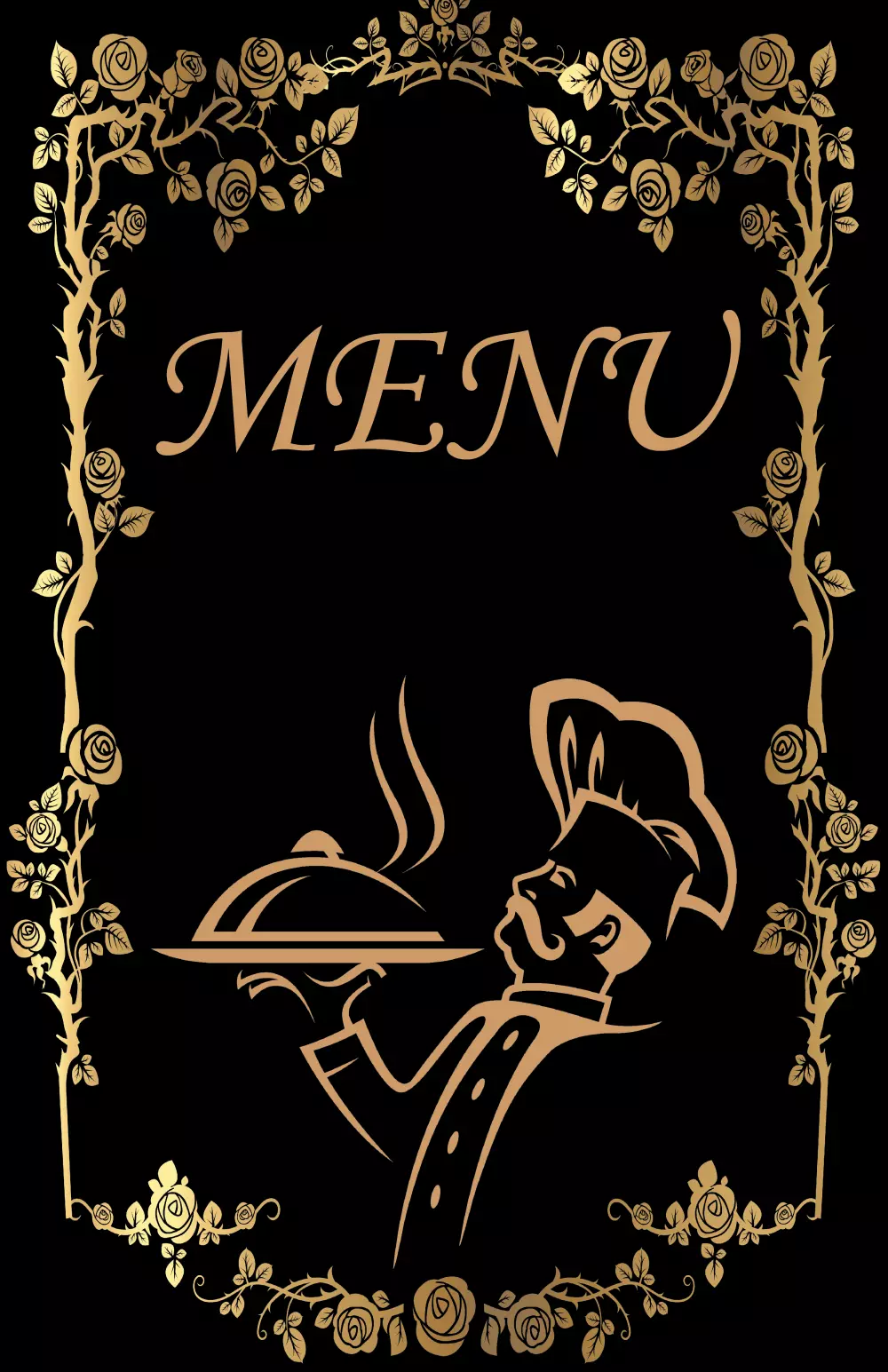 تصميم قائمة اسعار لمطعم