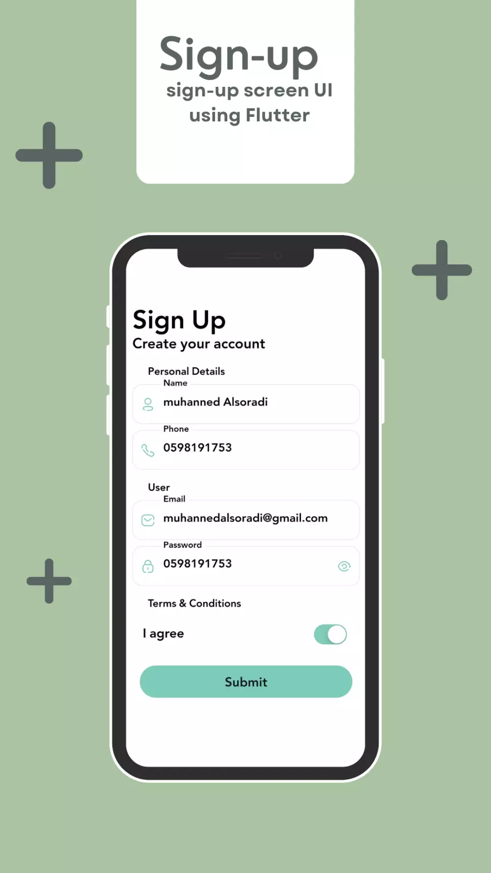برمجة وتطوير واجهة تسجيل مستخدم جديد بإستخدام إطار العمل Flutter