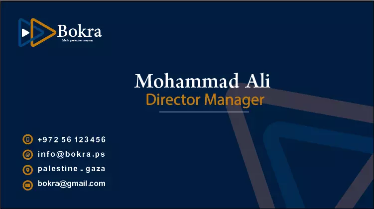 Professional business card design