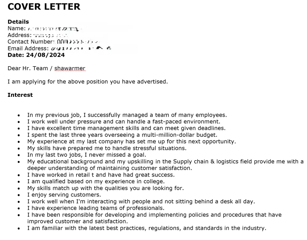 كتابة خطاب الدوافع أو الغرض من الدراسة (Personal statement)