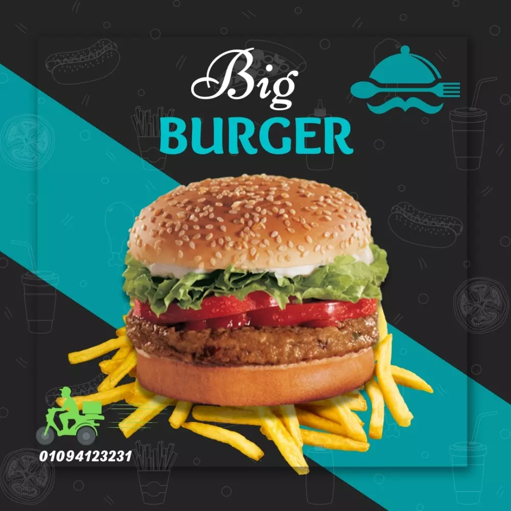 تصميم إعلانات سوشيال ميديا وبوسترات مطاعم