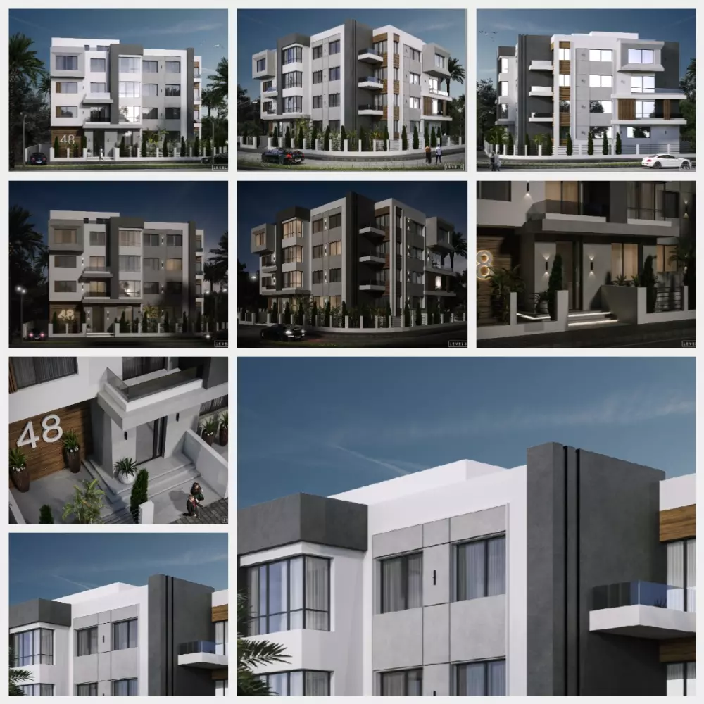 تصميمات معماريه خارجية و ديكورات داخلية بكفاءة عالية