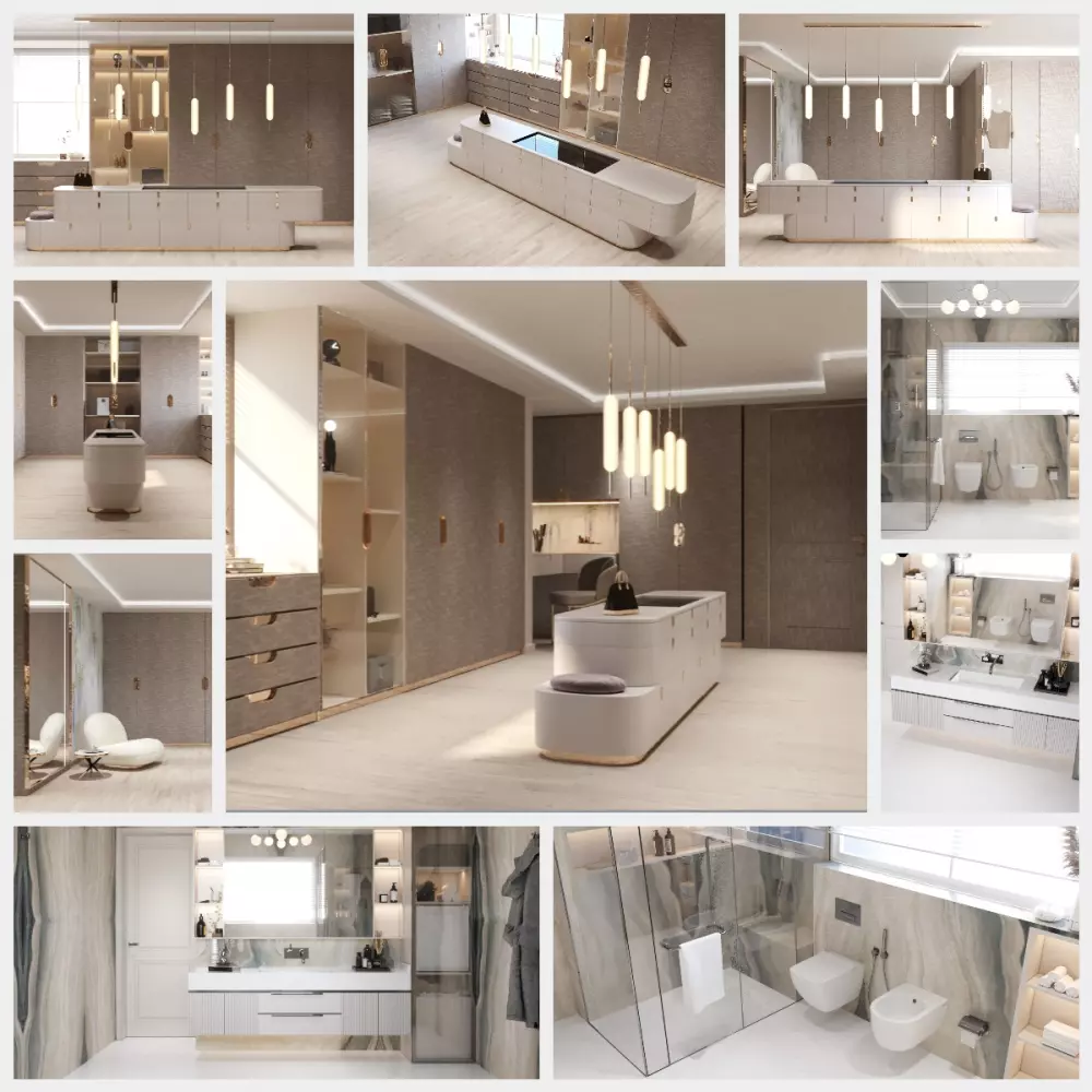 تصميمات معماريه خارجية و ديكورات داخلية بكفاءة عالية