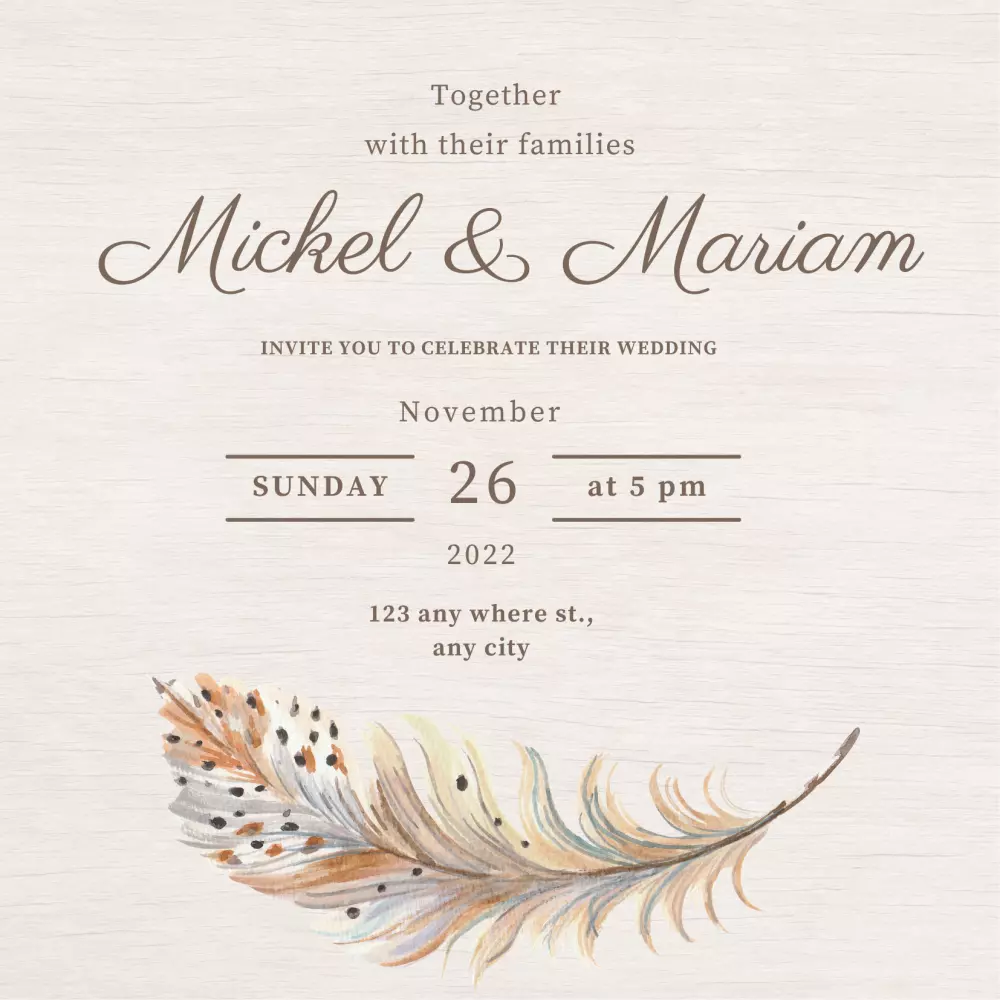 تصميم بطاقة دعوى رائعه وجذابه لاي مناسبه