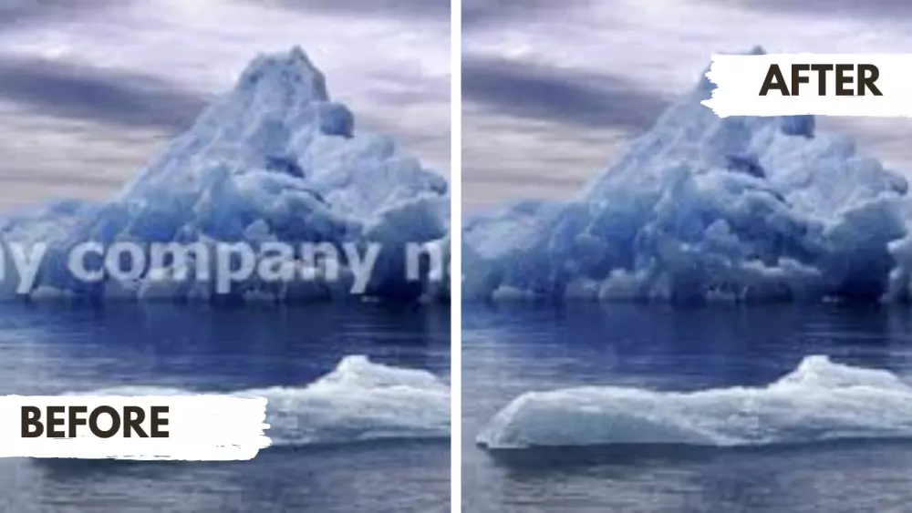 إزالة العلامة المائية من الصورة