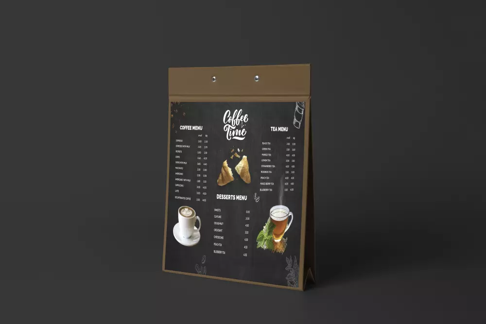 تصميم منيو (Menu) إحترافي