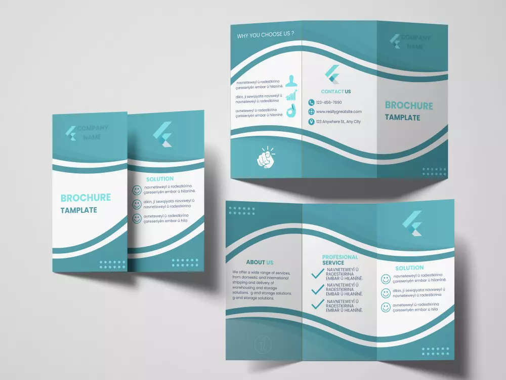 تصميم بروشور أو فلاير احترافي