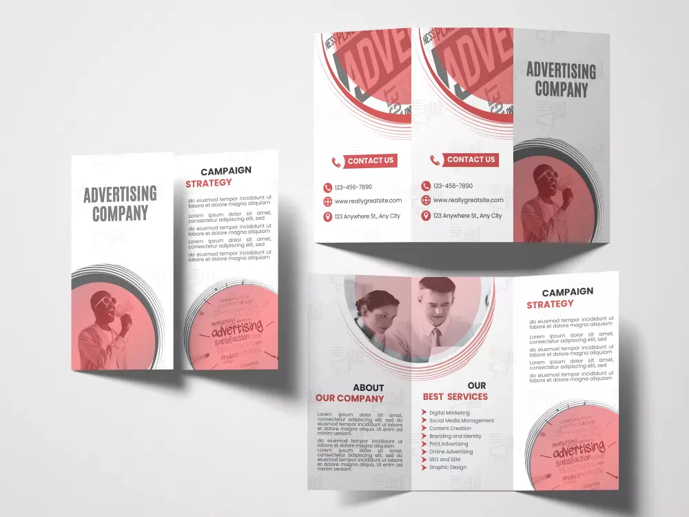 تصميم بروشور أو فلاير احترافي