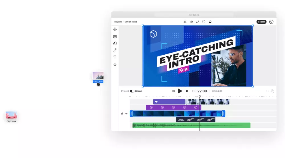 عمل انترو بطريقه جذابه