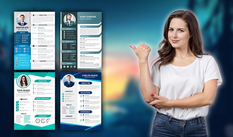 تصميم و كتابة سيرة ذاتية CV احترافية حسب ذوقك الخاص