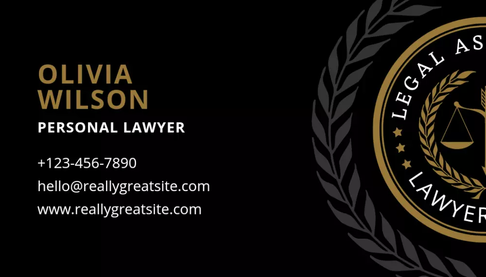 تصميم كرت لمحامي بشكل أحترافي