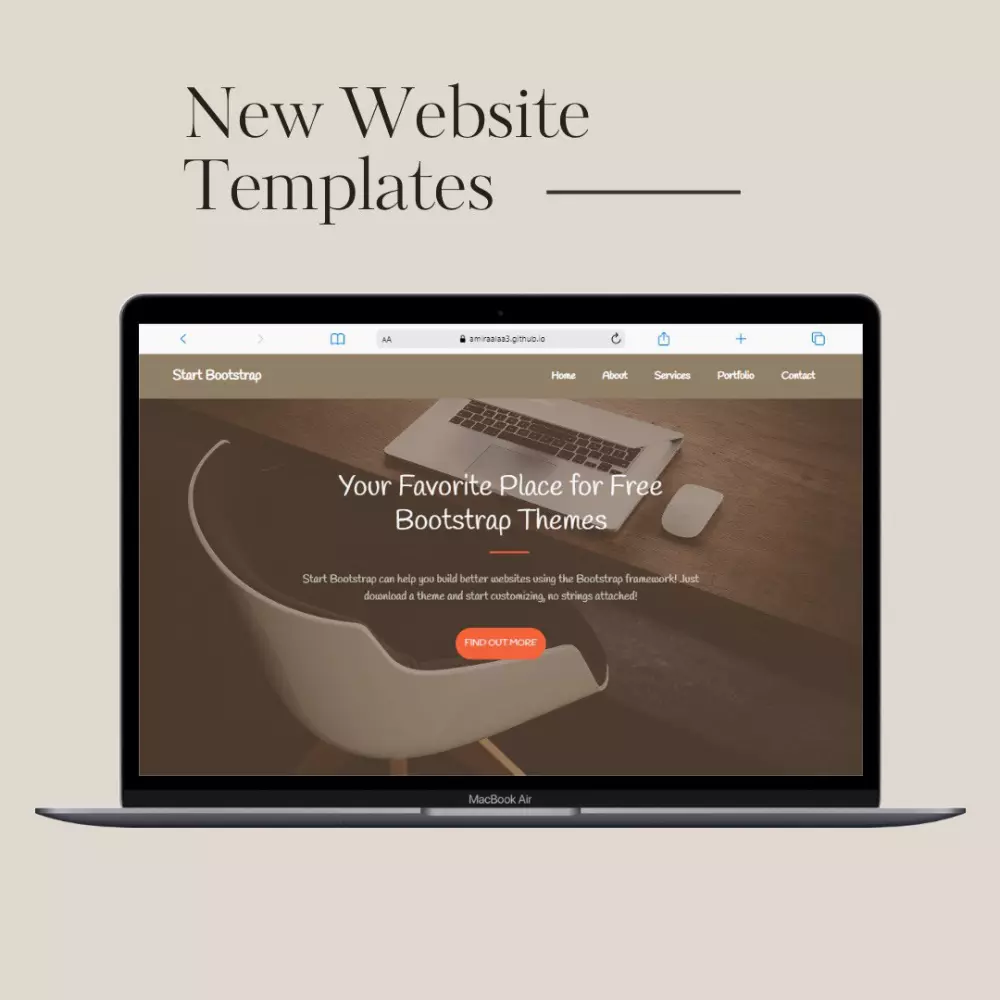 تصميم وجهات مواقع الويب - Html , CSS, Bootstrap