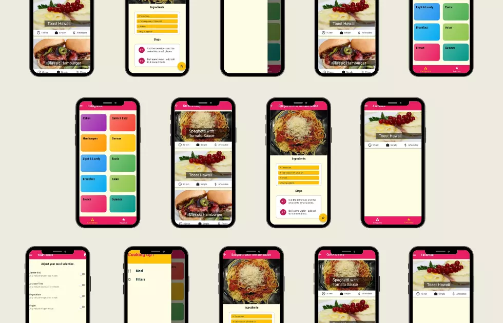 تحويل التصميم لمشروع Flutter