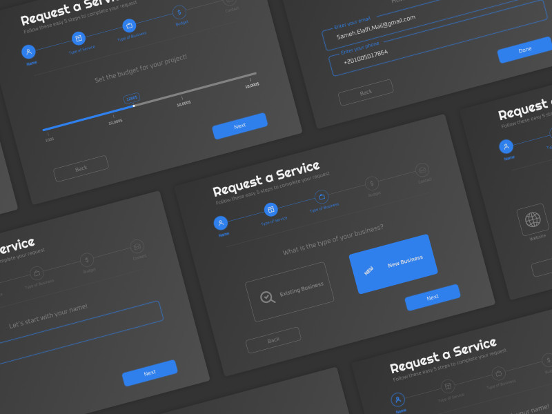 تصميم صفحة ويب بإستخدام Adobe XD أو Figma