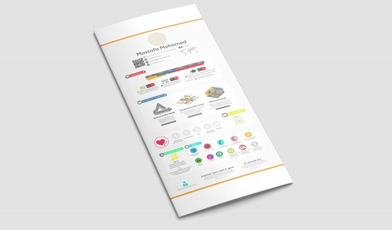 تصميم السيرة الذاتية بطريقة الانفوجرافيك باحترافية عالية